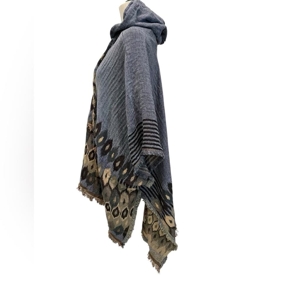 FREE PEOPLE Casablanca Hooded Poncho Sz:S NWT - Picture 4 of 10